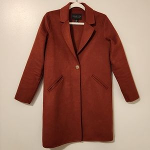 Rachel Zoe Blazer Coat in Rust Size XS